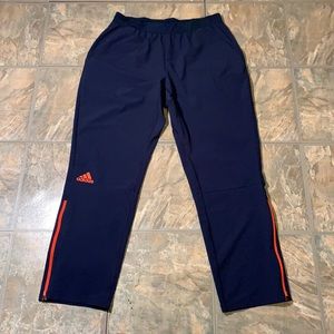 Adidas Men’s Athletic Navy Orange Ankle Zipper
